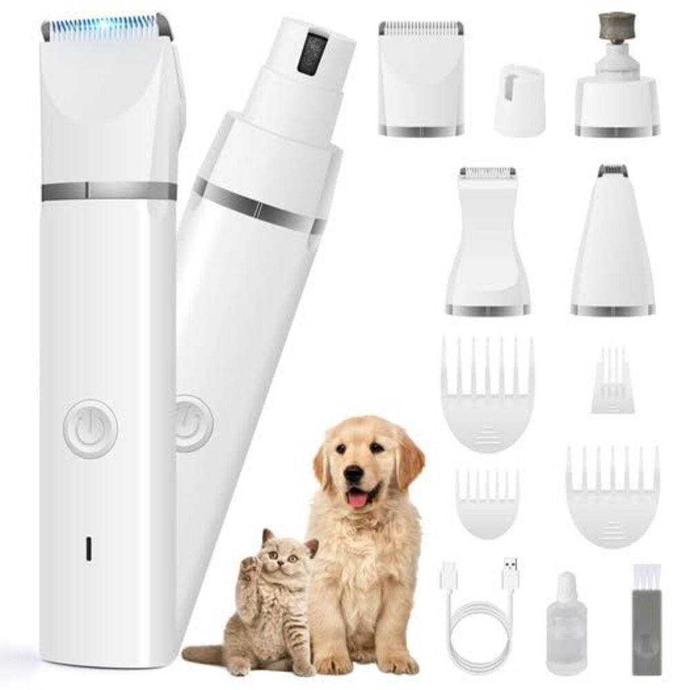 Veeconn Pet Clippers Grooming Kit Rechargeable